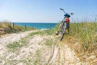 Fahrrad am Strand